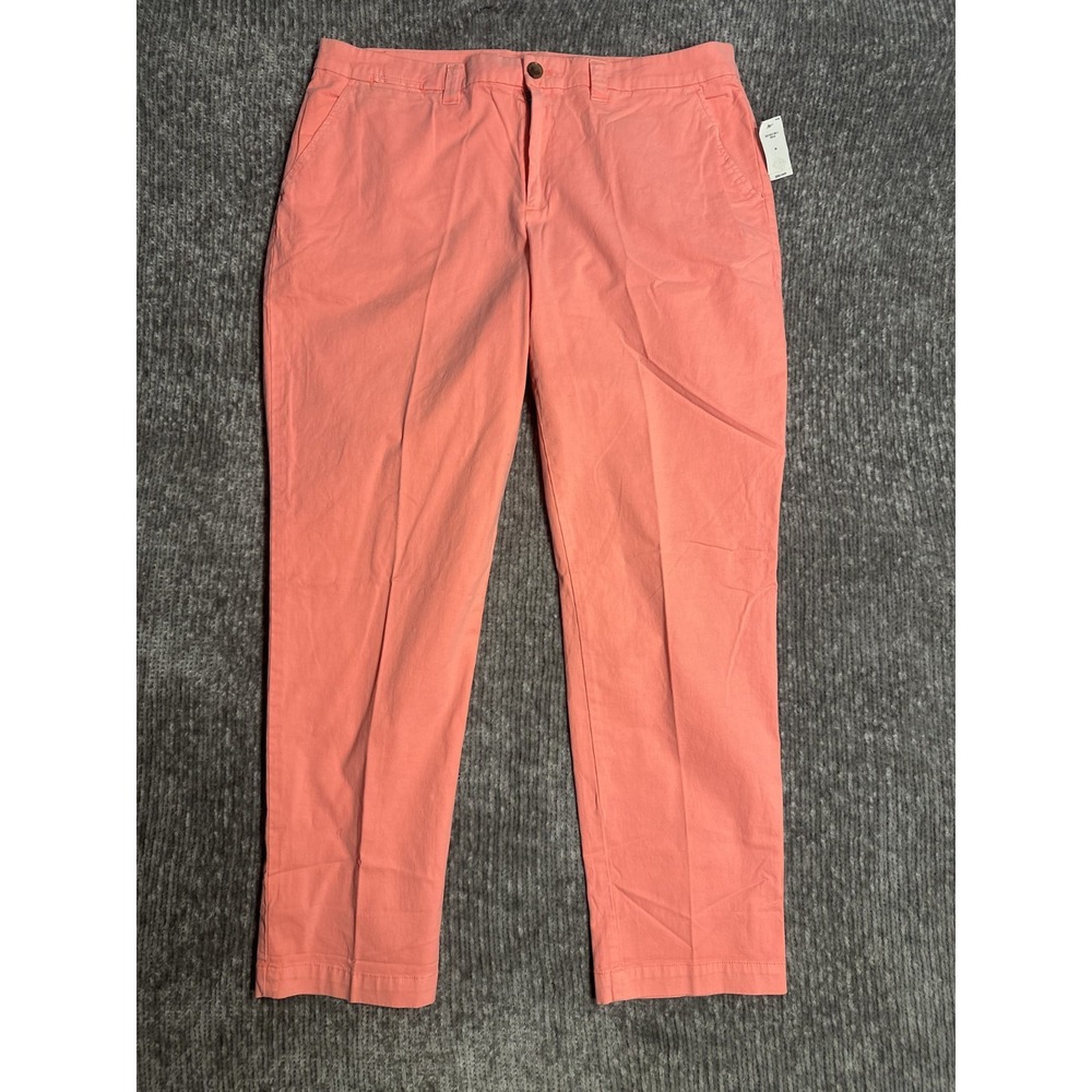 Khakis By Gap Women's Size 14 Broken In Straight Salmon Pink Chino Pants